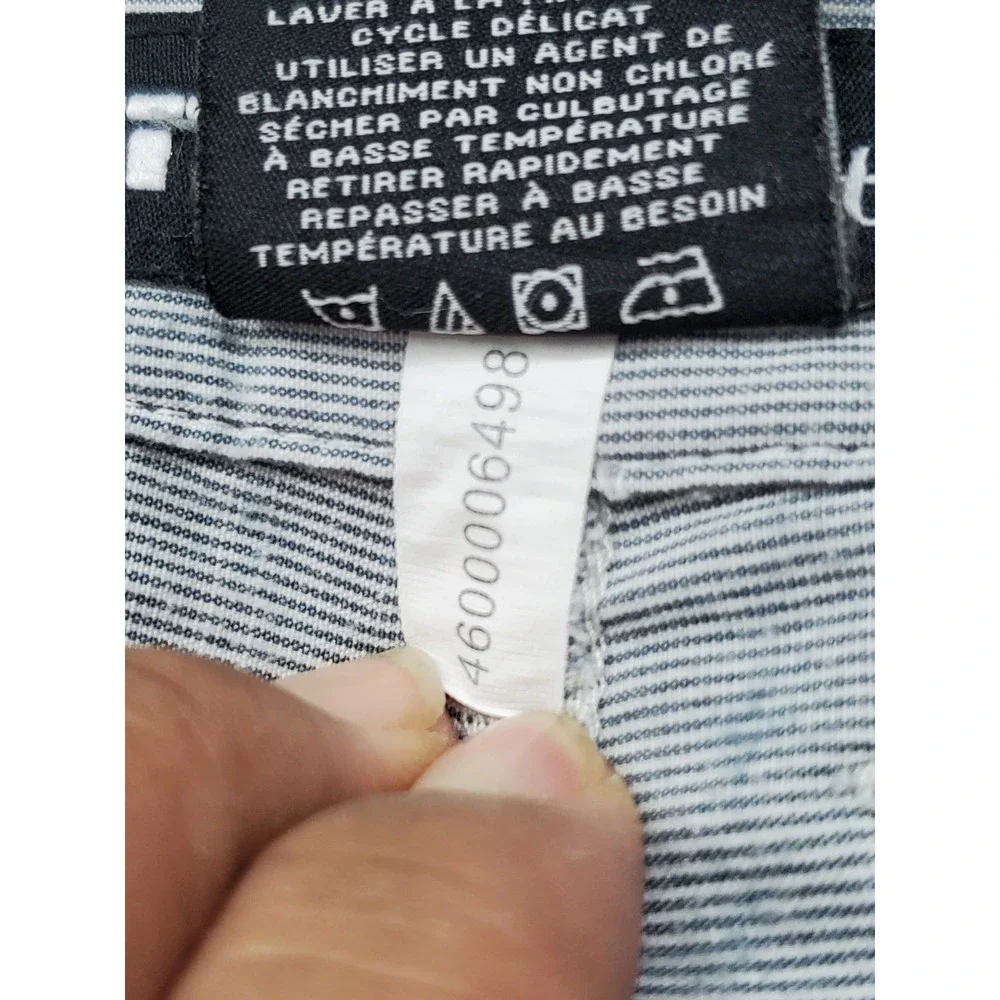 Travis Mathew Men Shorts 38 Gray Striped Chino Button 11